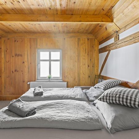 Sabina Mounteurwohnung Dachboden I 55 Zoll Tv I Schlafcouch Mit 20Cm Matraze 2 Weitere Schlafplaetze I Kueche I Bad Trebbin Exteriér fotografie
